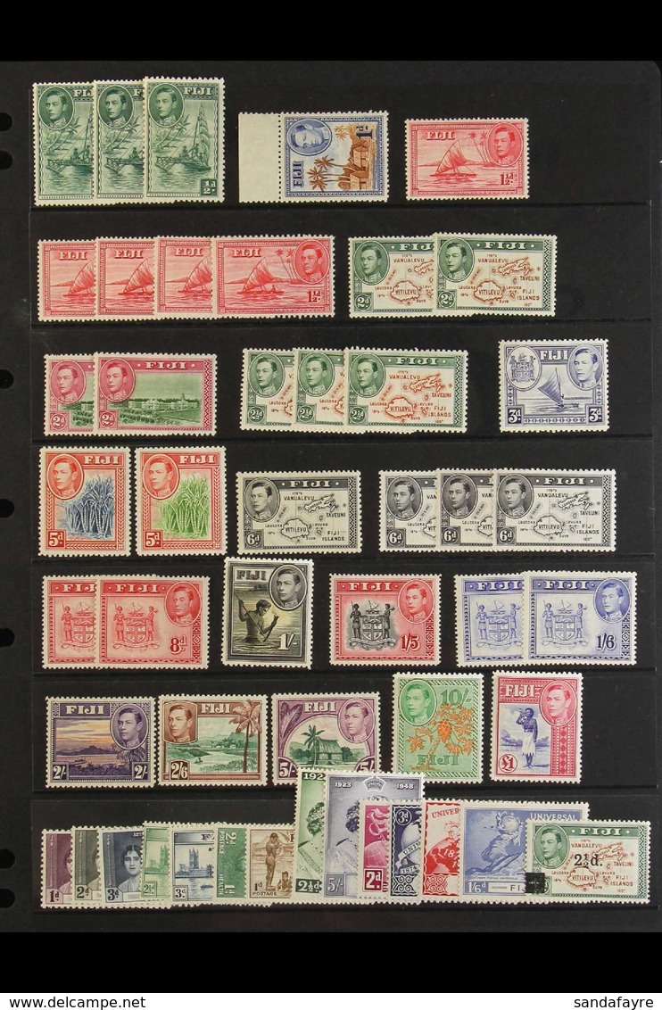 1937-55 The Complete KGVI Very Fine Mint Collection, With All Definitive Perf, Shade And Die Changes, Lovely Quality. (4 - Fidschi-Inseln (...-1970)