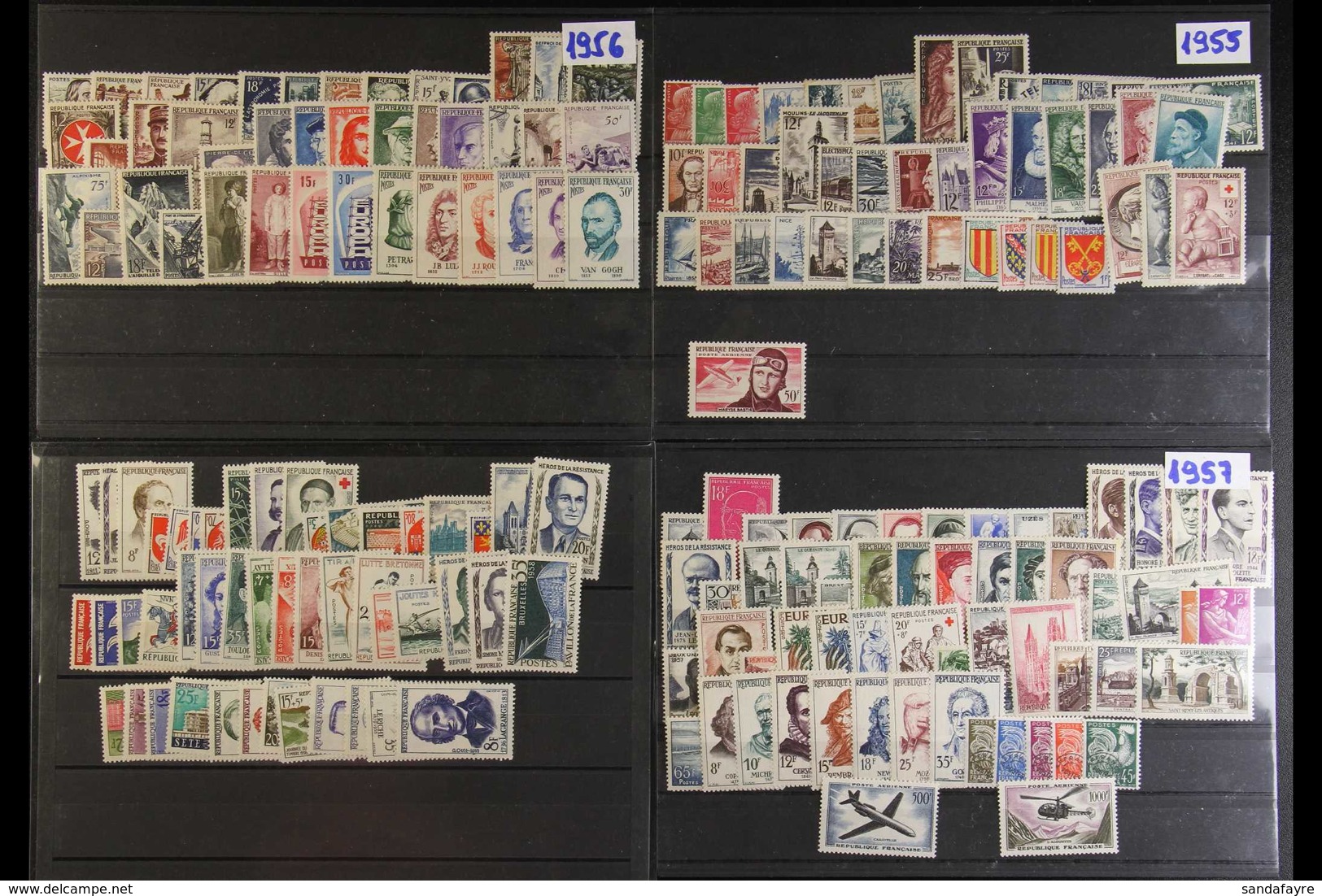 1955-1969 COMPREHENSIVE FINE MINT & NHM COLLECTION On Stock Cards, All Different, Virtually COMPLETE For The Period, 196 - Otros & Sin Clasificación