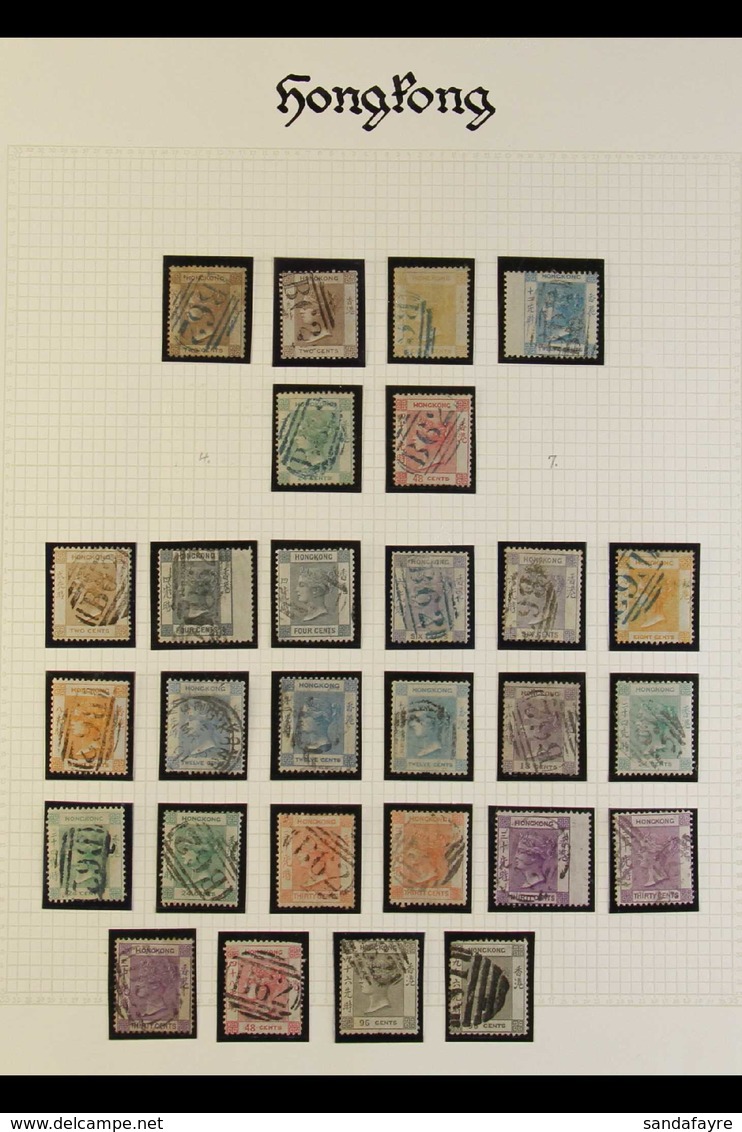 1862-1900 USED COLLECTION In Hingeless Mounts On Leaves, Includes 1862-63 2c (x2), 8c, 12c, 24c & 48c, 1863-71 All Value - Other & Unclassified