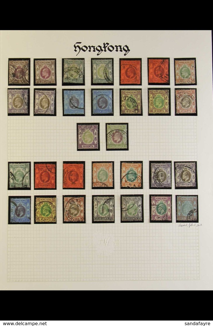 1903-1941 FINE USED COLLECTION In Hingeless Mounts On Leaves, Includes 1903 Set To $1 (ex 30c), 1904-06 Set To 50c, Plus - Other & Unclassified