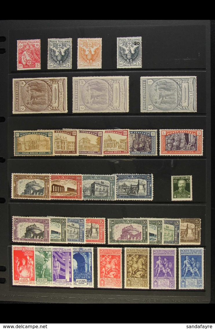 1915-1941 MINT "BACK OF THE BOOK" COLLECTION An Attractive, ALL DIFFERENT Collection Of Semi -postal Issues Including 19 - Unclassified