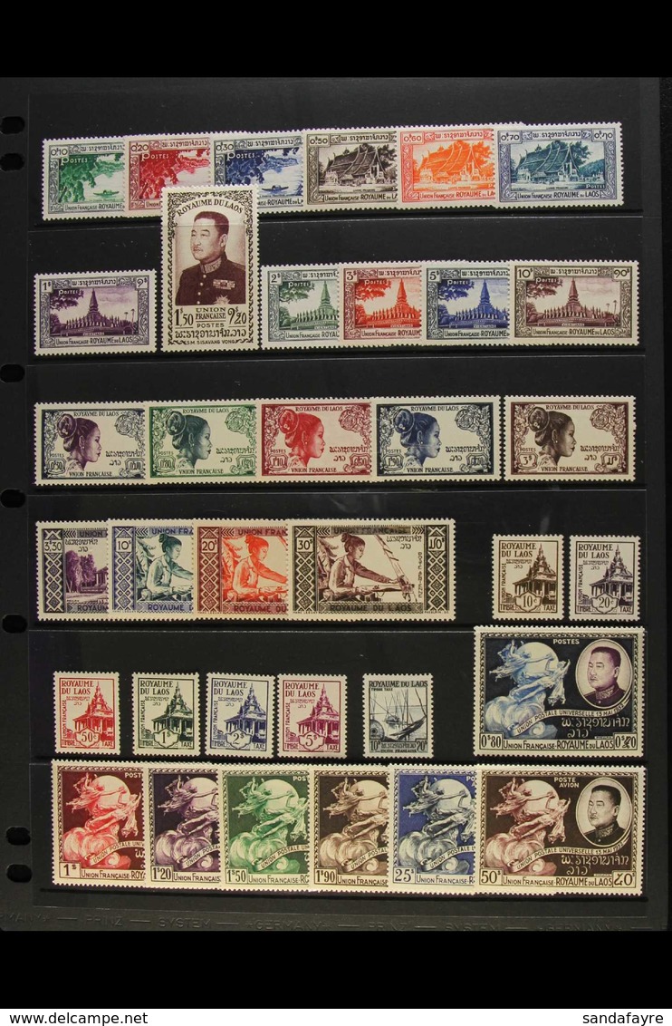 1951-75 NEVER HINGED MINT COLLECTION An ALL DIFFERENT Collection, Mostly Of Complete Sets Including Air Post Issues, Pre - Laos