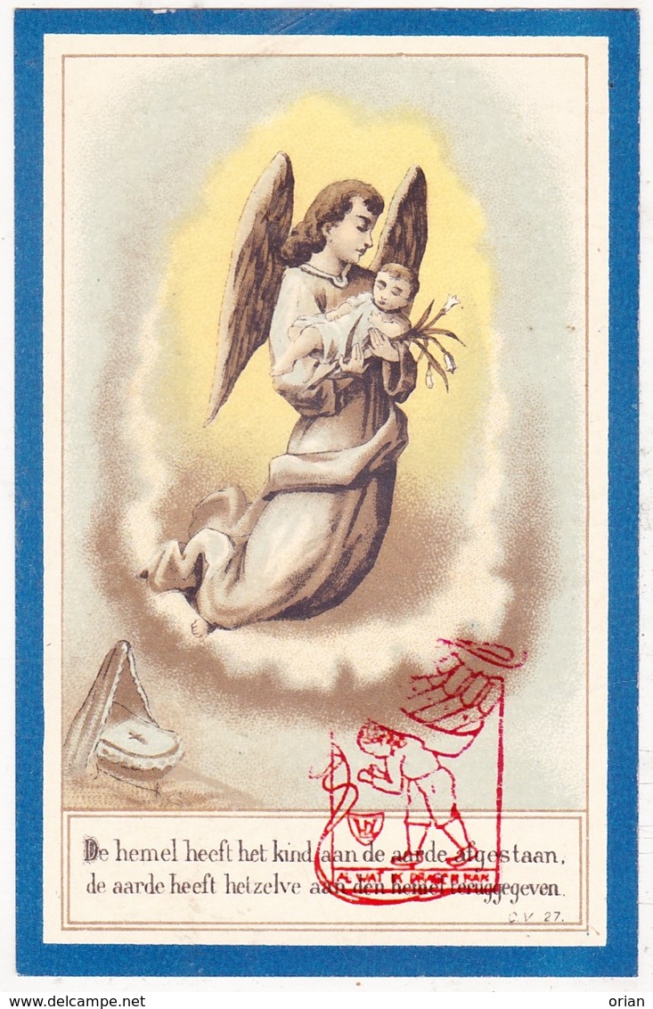 DP Kind 5j. - Ivonna Silvia Symphoriana Rodenbach / Brabant ° Izegem 1898 † 1903 / Roeselare - Devotion Images