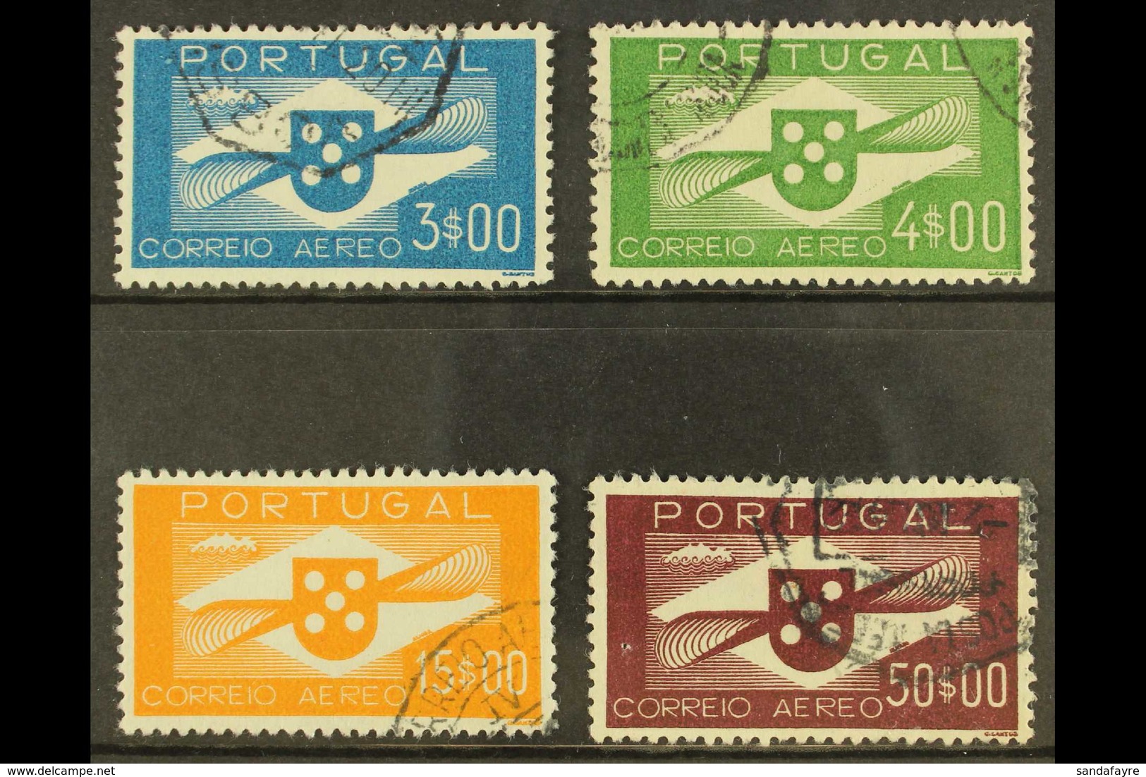 1941 'Shield & Propeller' Airs Set, SG 893a/b & 895/96a, Fine Cds Used (50E With Full Perfs). Fresh (4 Stamps)  For More - Other & Unclassified