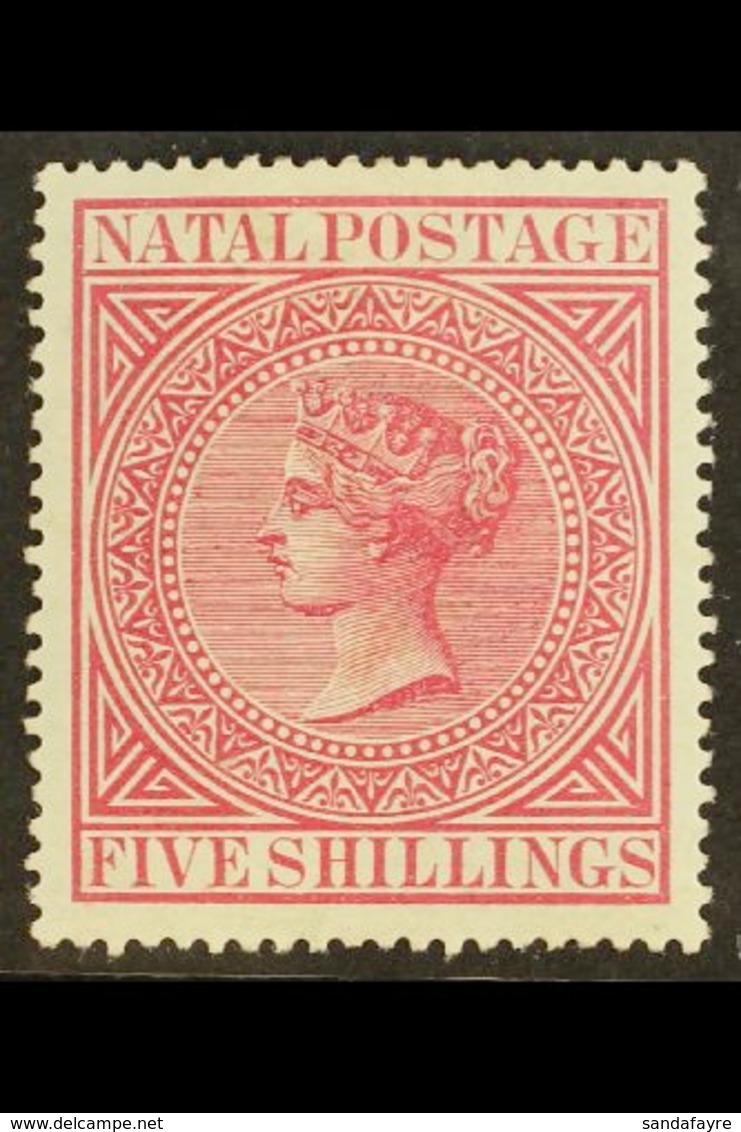 NATAL 1874 5s Rose, SG 72, Very Fine And Fresh Mint. For More Images, Please Visit Http://www.sandafayre.com/itemdetails - Ohne Zuordnung