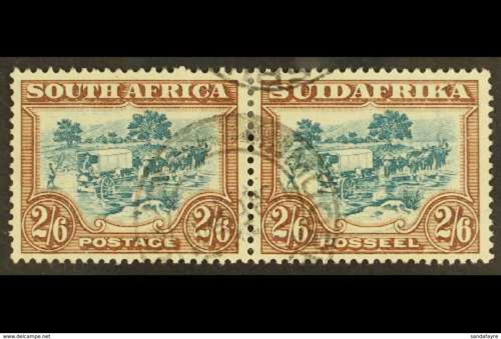 1930-45 2s6d Blue-green & Brown, SG 49, Very Fine Used, 1941 Dated Postmark. For More Images, Please Visit Http://www.sa - Non Classés