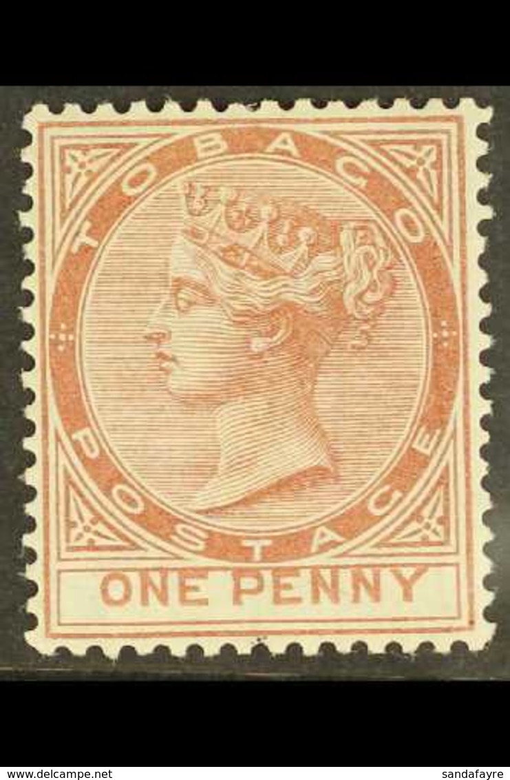 1880 1d Venetian Red, Watermark Crown CC, SG 9, Fine Mint. For More Images, Please Visit Http://www.sandafayre.com/itemd - Trinidad & Tobago (...-1961)