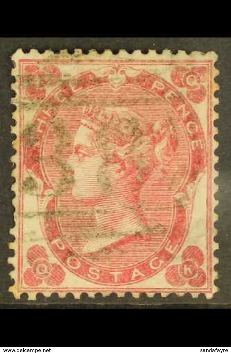 1862-4 3d Deep Carmine-rose, Small Corner Letters, SG 75, Good Used, Cat.£575. For More Images, Please Visit Http://www. - Sonstige & Ohne Zuordnung