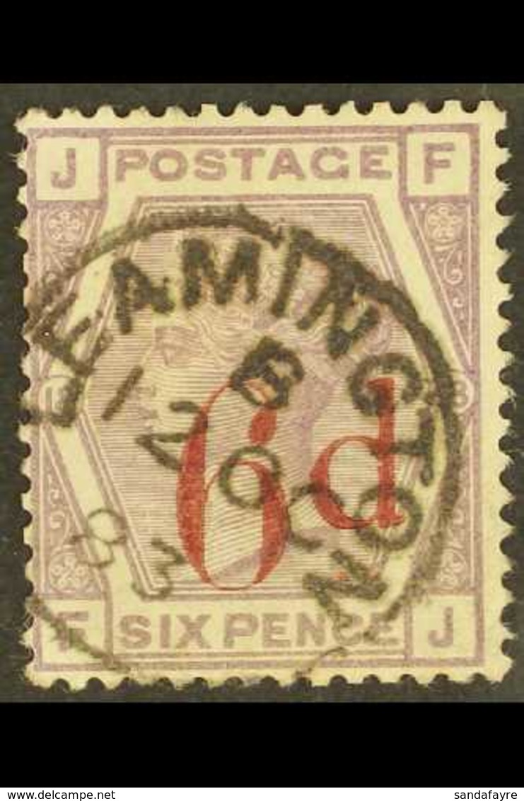 1880-3 6d On 6d Lilac, SG 162, Very Fine Used With LEAMINGTON C.d.s. Postmark. For More Images, Please Visit Http://www. - Autres & Non Classés