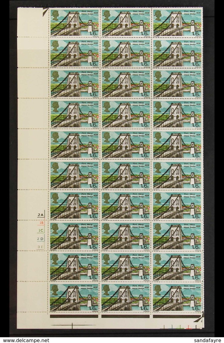 1968 NHM COMPLETE SHEETS WITH VARIETIES. An All Different Collection Of Never Hinged Mint Complete Sheets With 4 Sheets  - Other & Unclassified