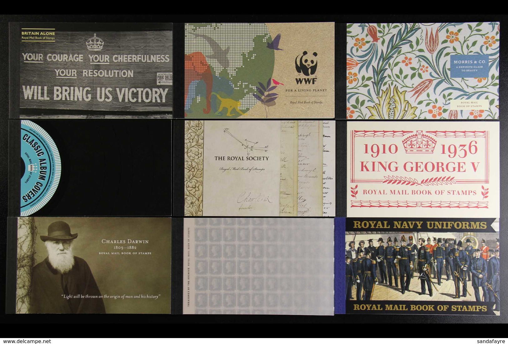 PRESTIGE BOOKLETS 1980/2011 Almost Complete Run From 1980 Wedgwood £3 Booklet To 2011 Morris & Company Booklet (missing  - Other & Unclassified