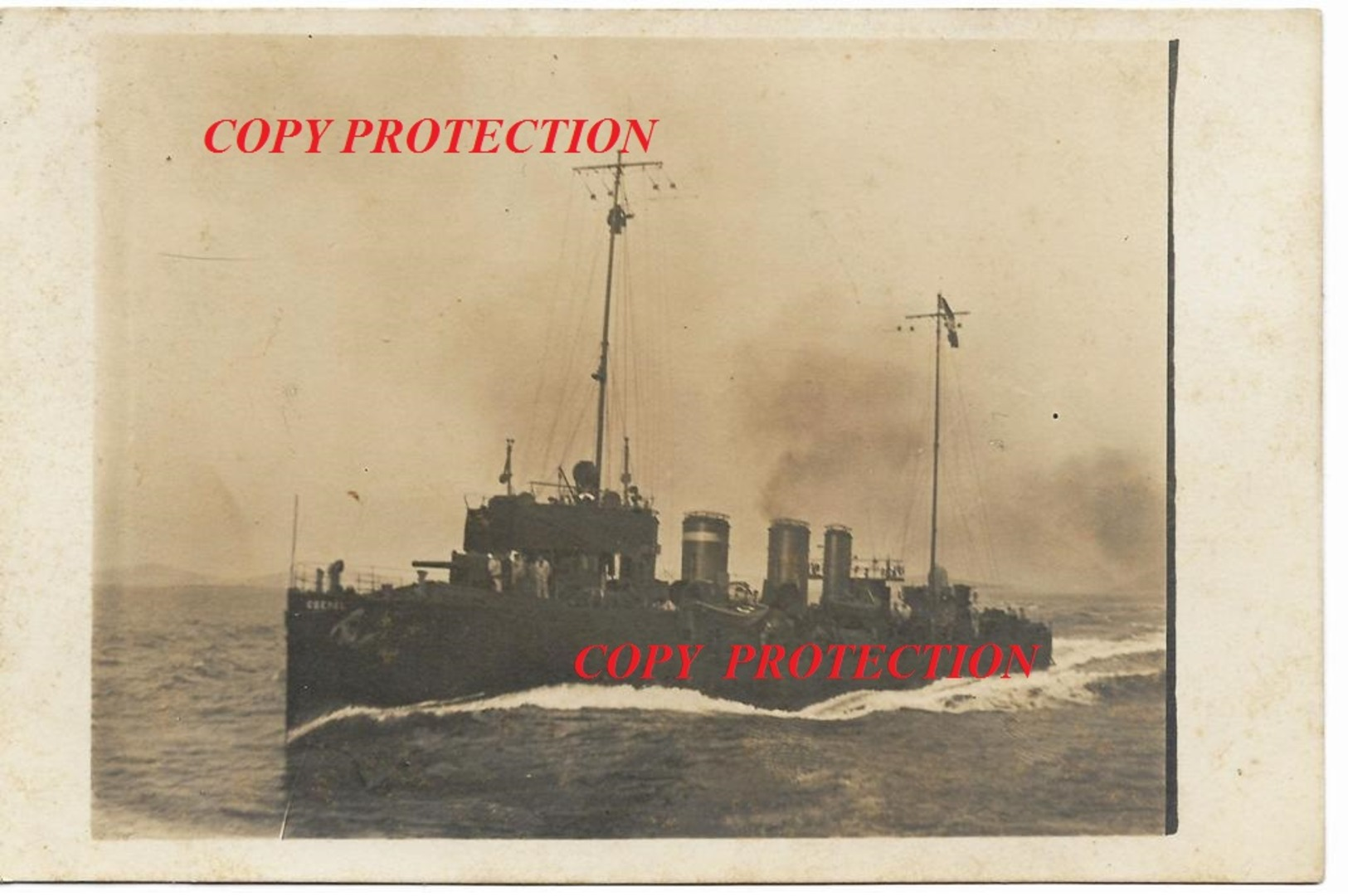 K.u.K Kriegsmarine Torpedo Destroyer SMS Csepel In Fast Ride. *last Call" - Guerre 1914-18