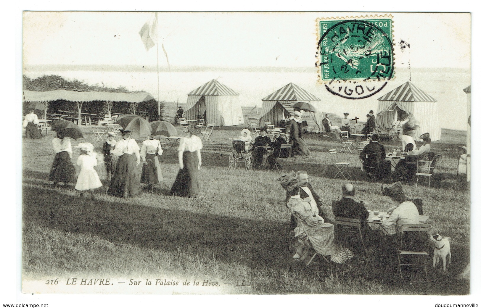 CPA - 76 - LE HAVRE - Sur La Falaise De La Hève - Scène De Vie - Cap De La Hève