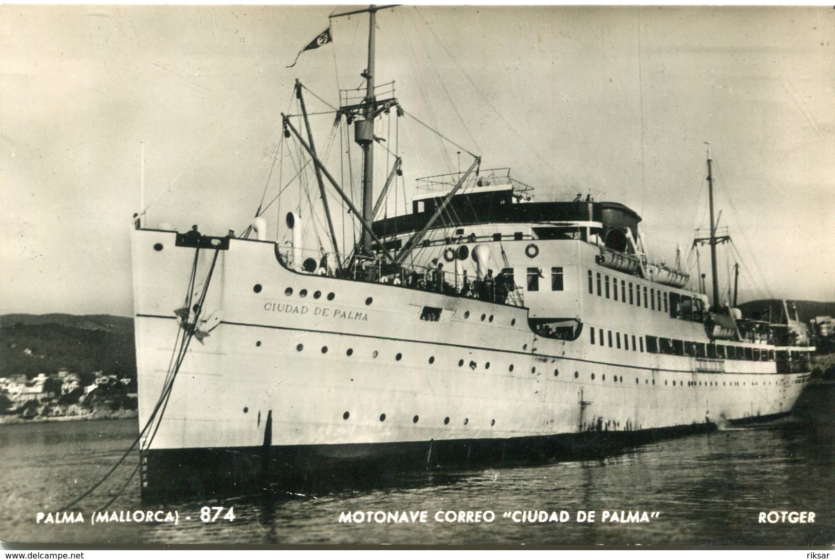 ESPAGNE(PALMA DE MALLORCA) BATEAU PAQUEBOT PALMA - Palma De Mallorca