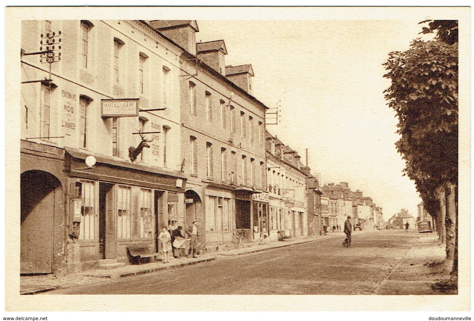 CPA - 76 - LES GRANDES VENTES - Hôtel Du Cerf - Neufchâtel En Bray