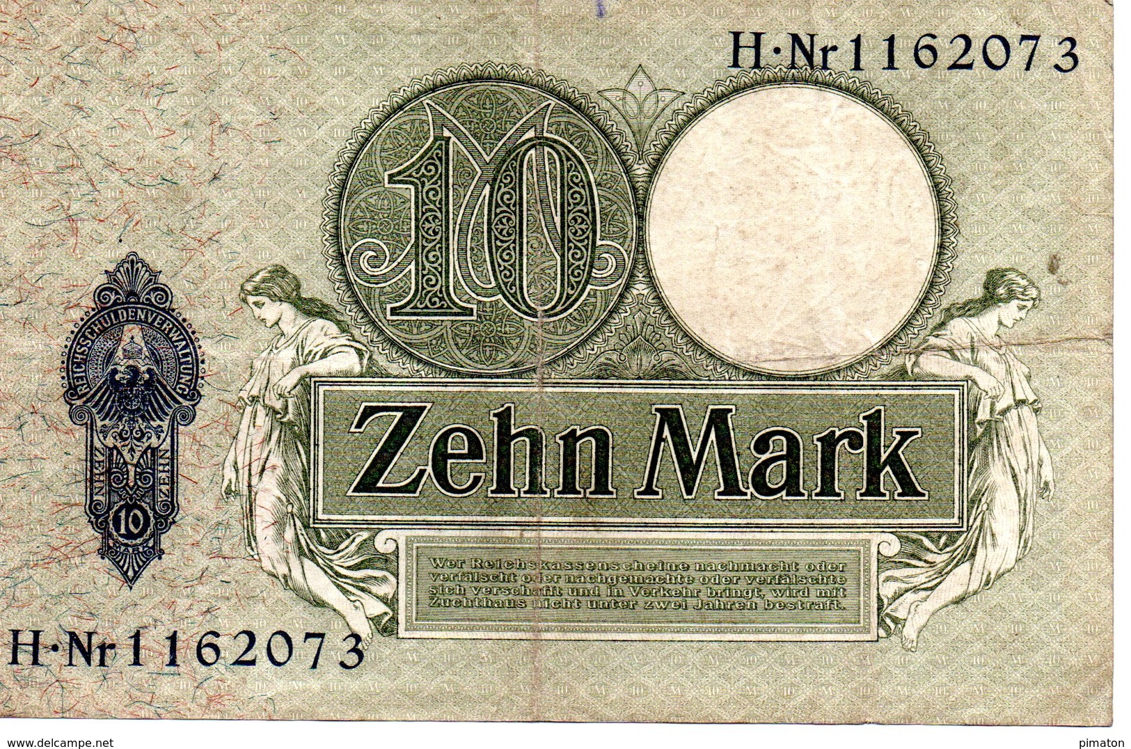 10 MARK 6 Oktober 1906 - 10 Mark