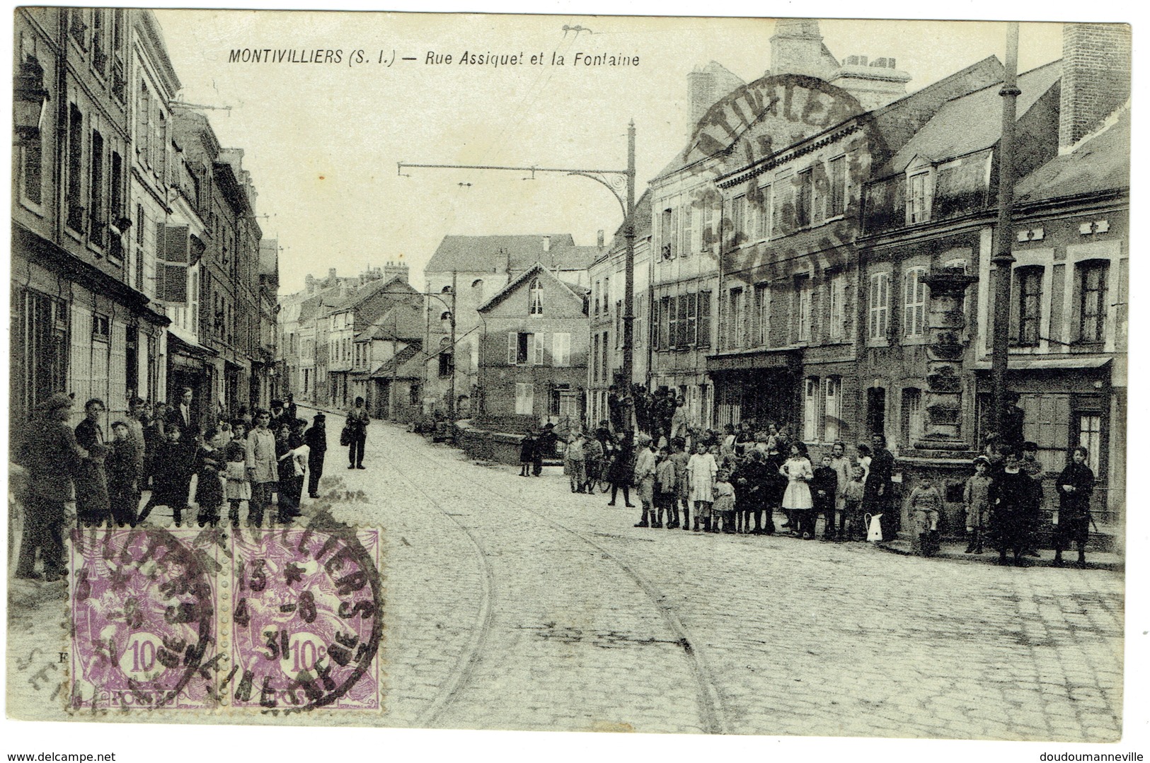 CPA - 76 - MONTIVILLIERS - Rue Assiquet - Enfants - Montivilliers