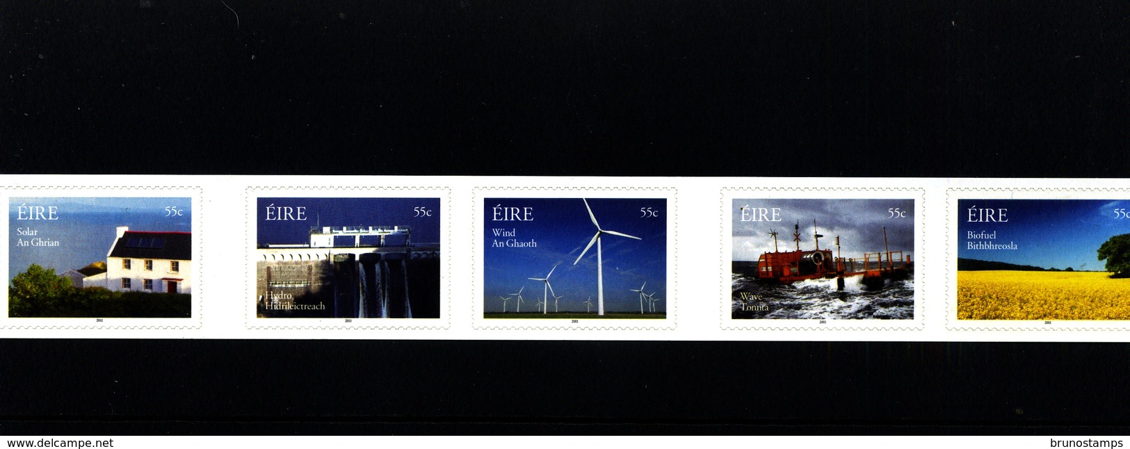 IRELAND/EIRE - 2011  RENEWABLE  ENERGY  SELF ADHESIVE  SET  MINT NH - Blocchi & Foglietti