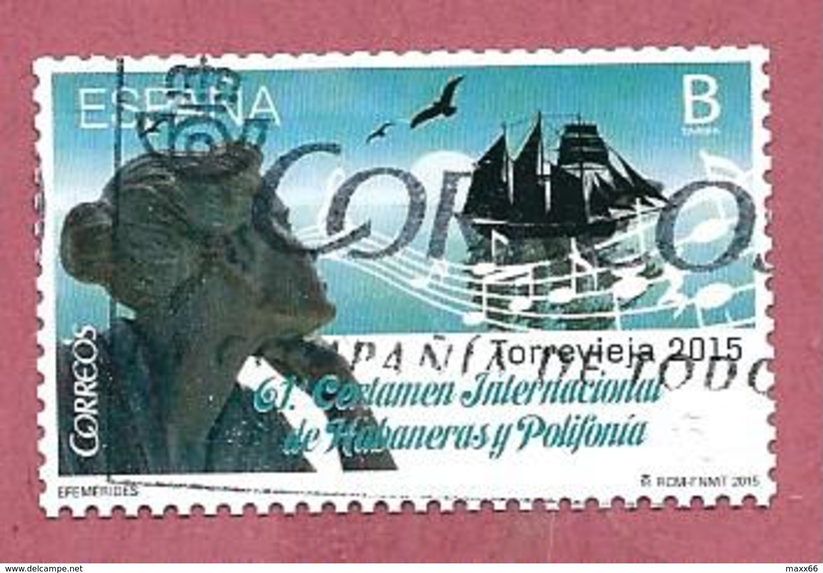 SPAGNA USATO - 2015 - ANNIVERSARI - Habaneras & Polyphony Contest - B - M. ES 4991 - Usati