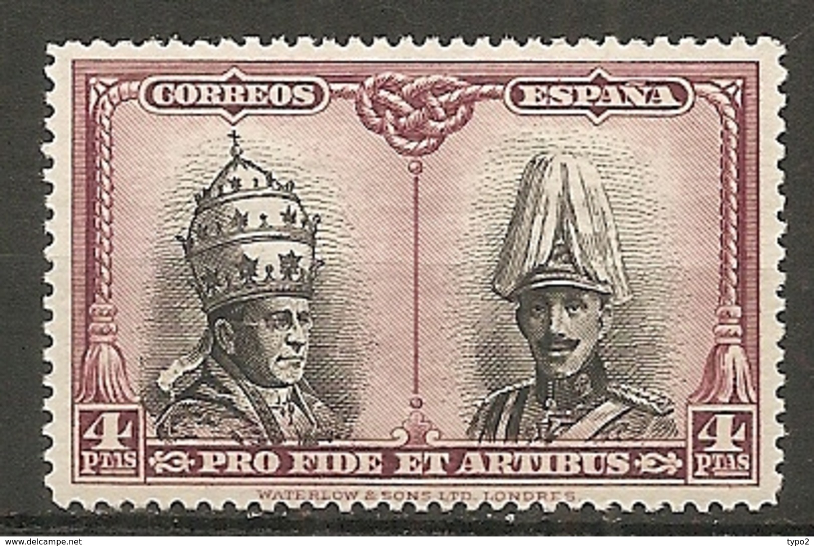 ESPAGNE - Yv. N° 365  *  4p   Catacombes, Série De Santagio Cote 6,75 Euro BE   2 Scans - Unused Stamps