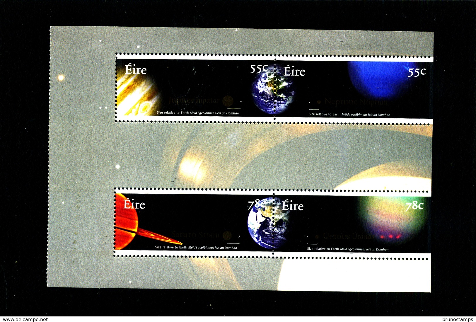 IRELAND/EIRE - 2007  PLANETS  SET  PANE EX PRESTIGE BOOKLET  MINT NH - Blocchi & Foglietti