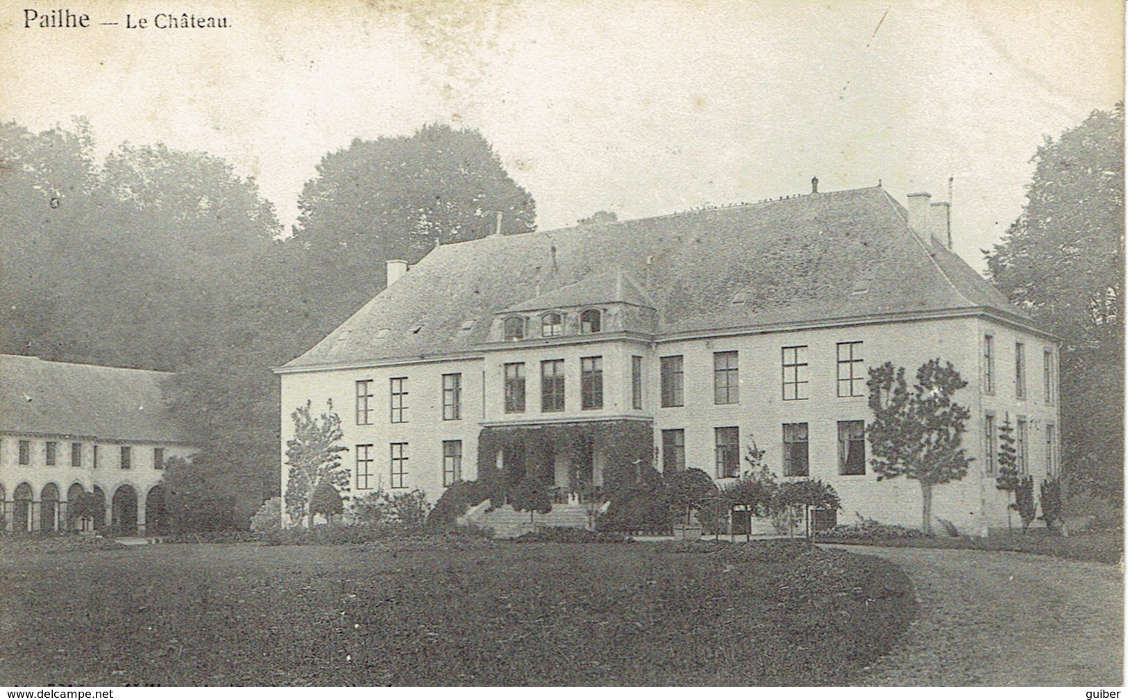 Pailhe Le Chateau N° 5215 De Graeve Voir Verso Pub Bourgeois Yerna Huy Librairie Cartes Postales 1908 - Havelange