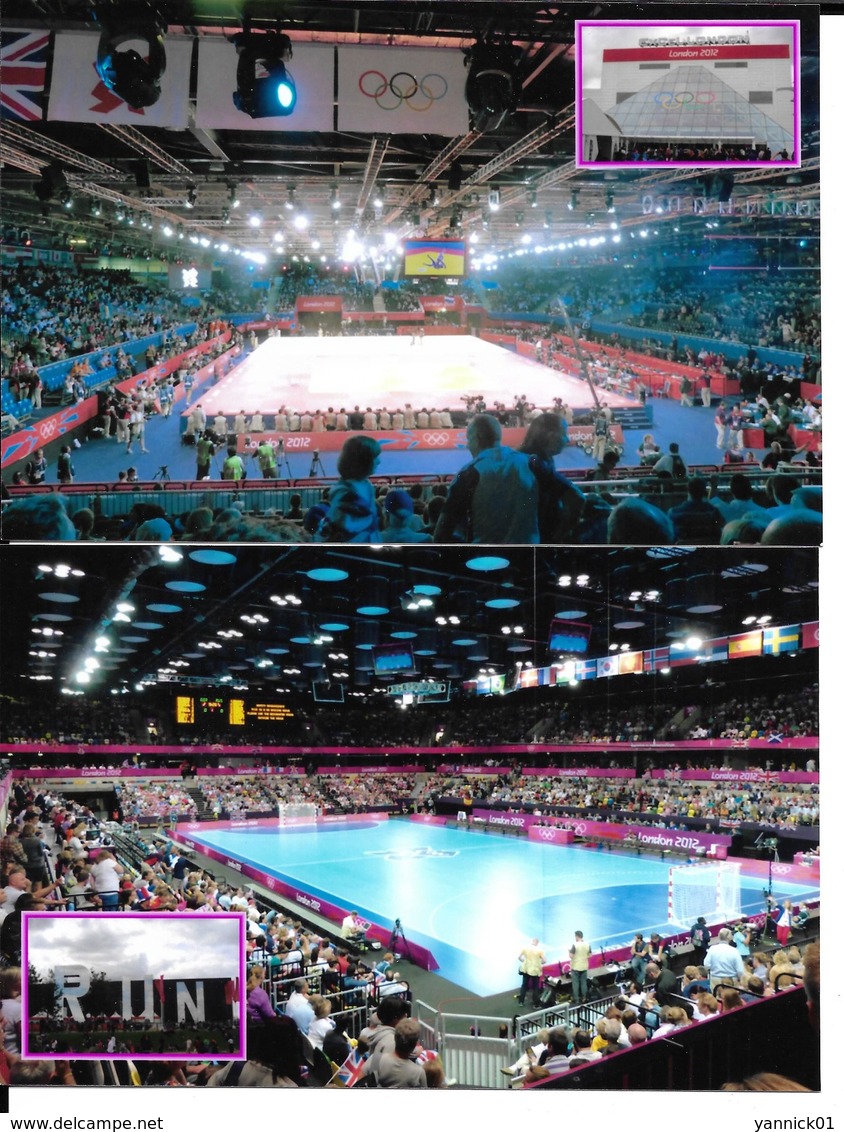 JEUX OLYMPIQUES LONDRES 2012 - LONDON OLYMPICS GAMES - JUDO - HANDBALL - 2 CP - Olympic Games