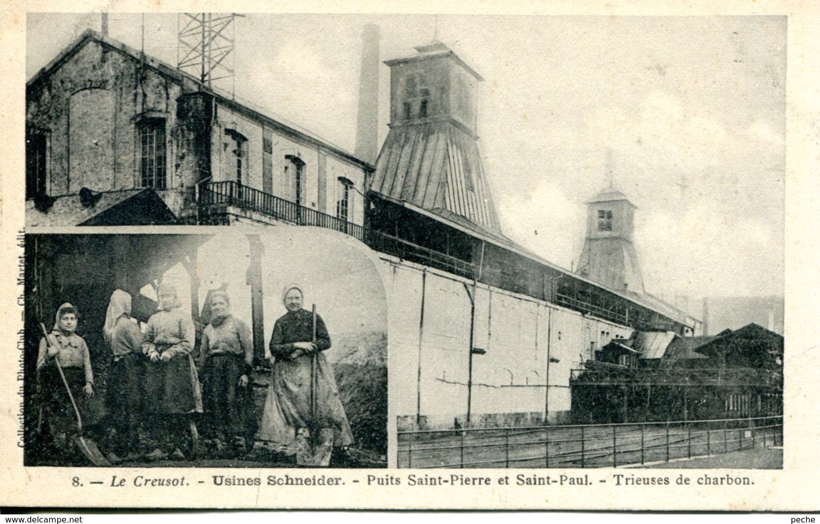 N°66539 -cpa Le Creusot -trieuses De Charbon- Usines Schneider- - Mines