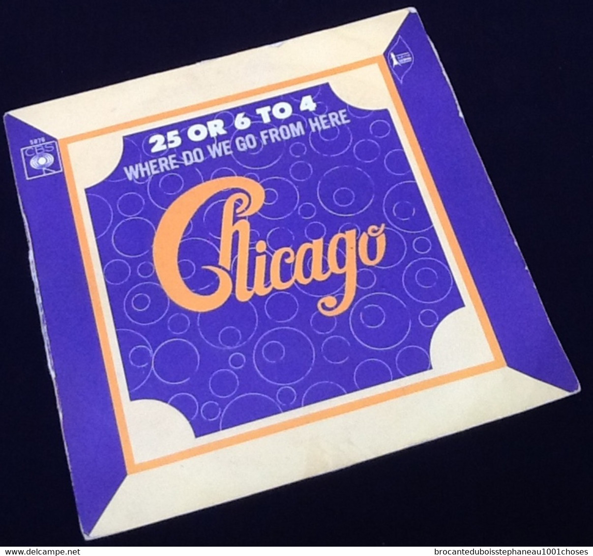 Vinyle 45 Tours Chicago Where Do We Go From Here (1970) - Rock