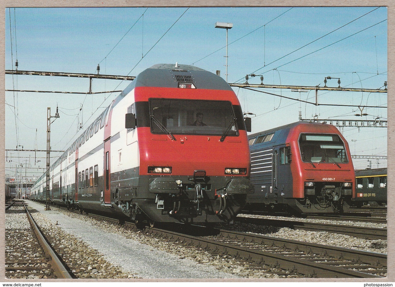 SBB - CFF Doppelstock-Pendelzug IC 2000 Am 28.2.1997 - Bahn - Trains - Railway - Eisenbahnen