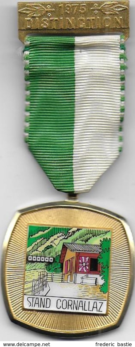 SUISSE - Suisse - Médaille De Tir - Stand CORNALLAZ 1975 - Otros & Sin Clasificación