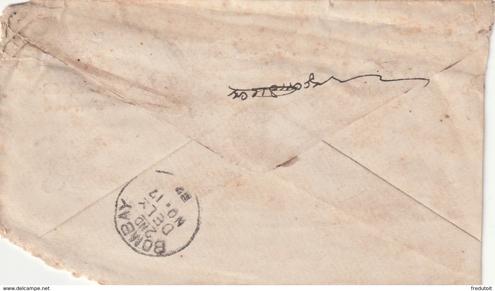 ENTIER POSTAL - GWALIOR - 15/11/1885 - Gwalior