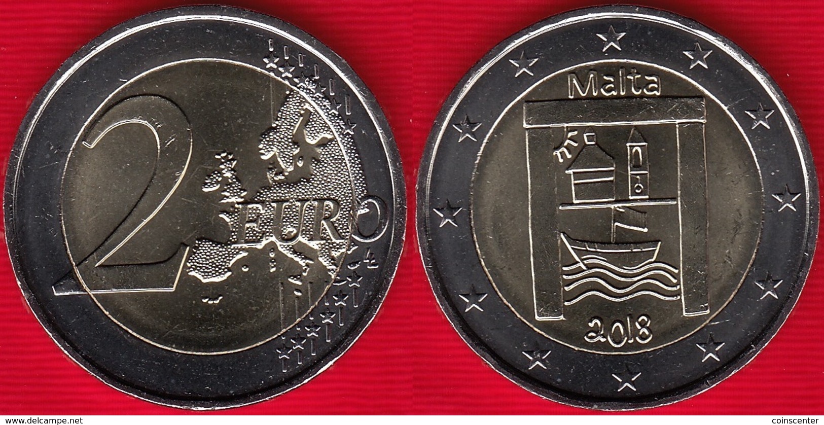 Malta 2 Euro 2018 "Cultural Heritage" BiMetallic UNC - Malte