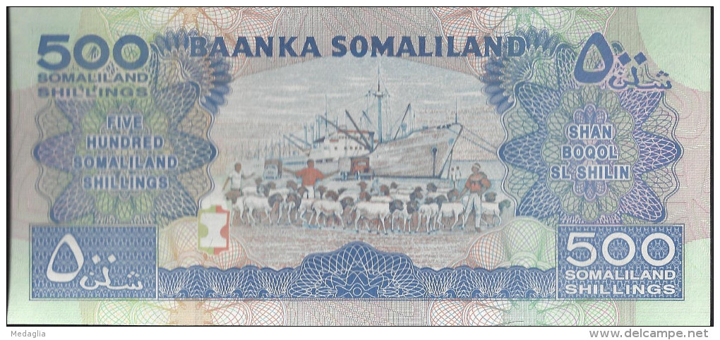 SOMALIE - 500 Shillings 2006 - UNC Pick 6 - Somalie