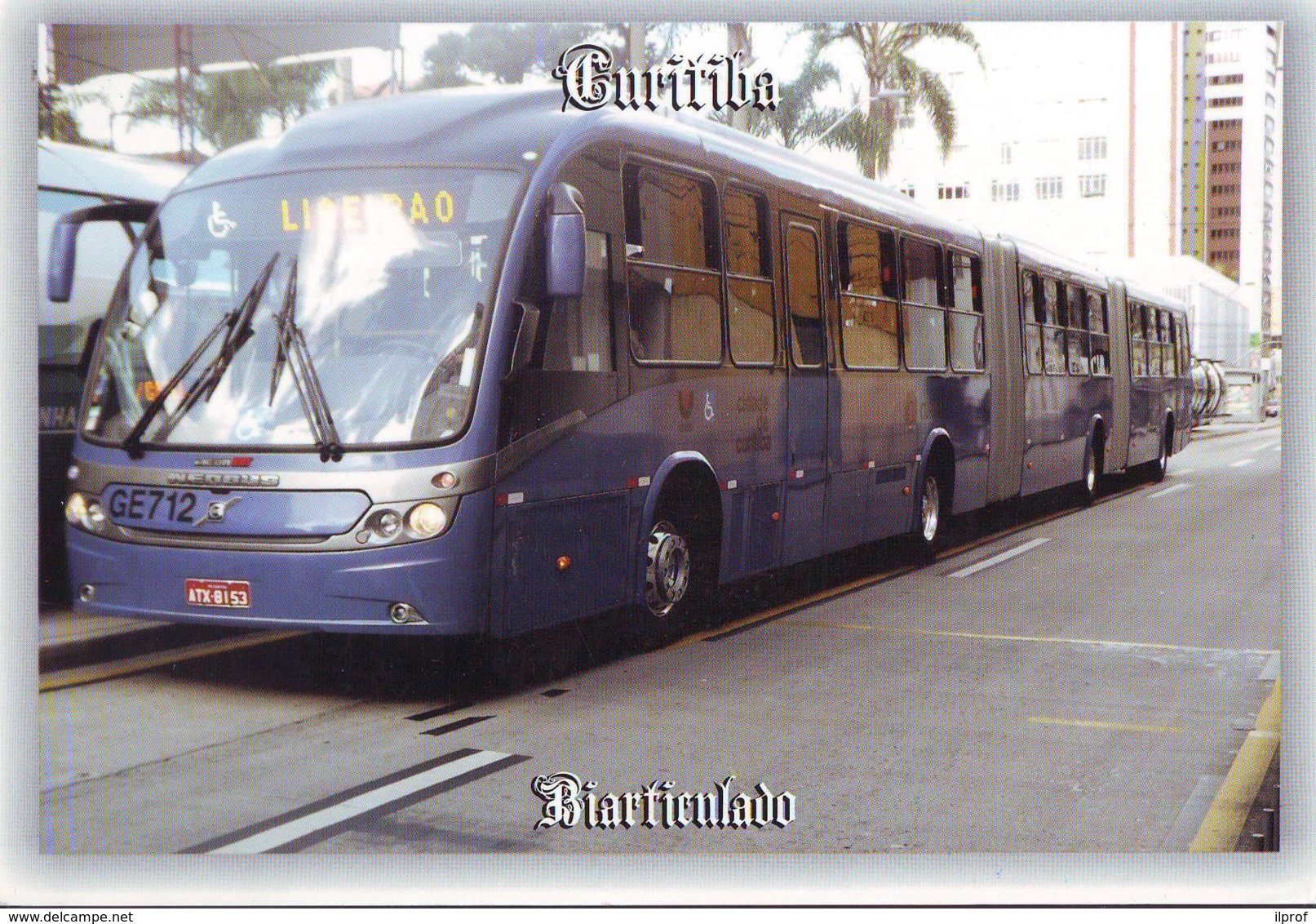 Biarticulated, Bus In Curtiba Brasil 2013 - Autobus & Pullman