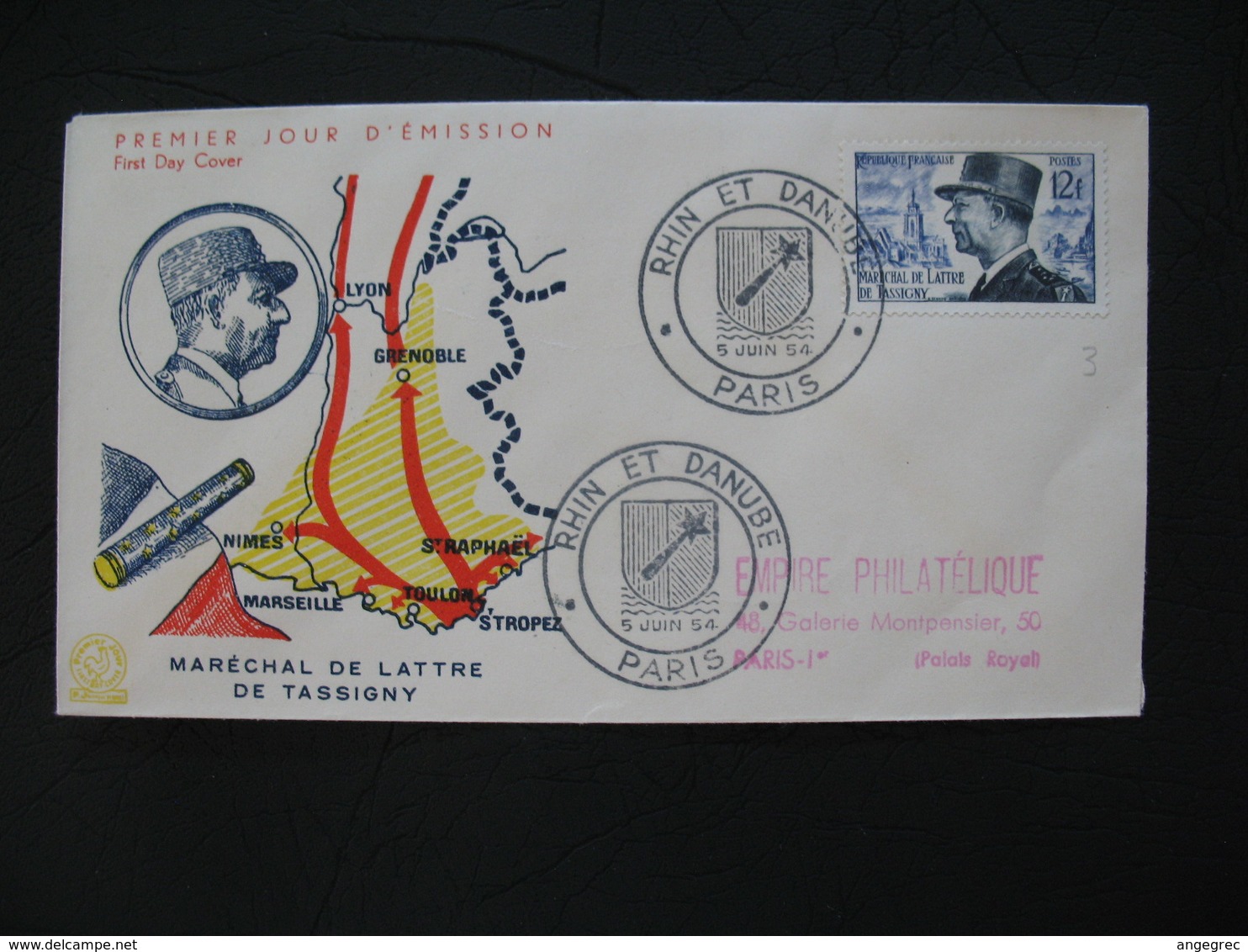 FDC  1954    N° 982 Maréchal De Lattre De Tassigny   à Voir - 1950-1959