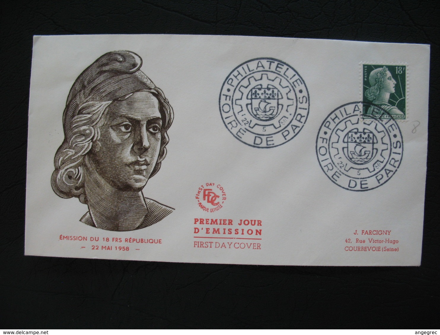 FDC  1955    N° 1011A  Marianne De Muller      à Voir - 1950-1959