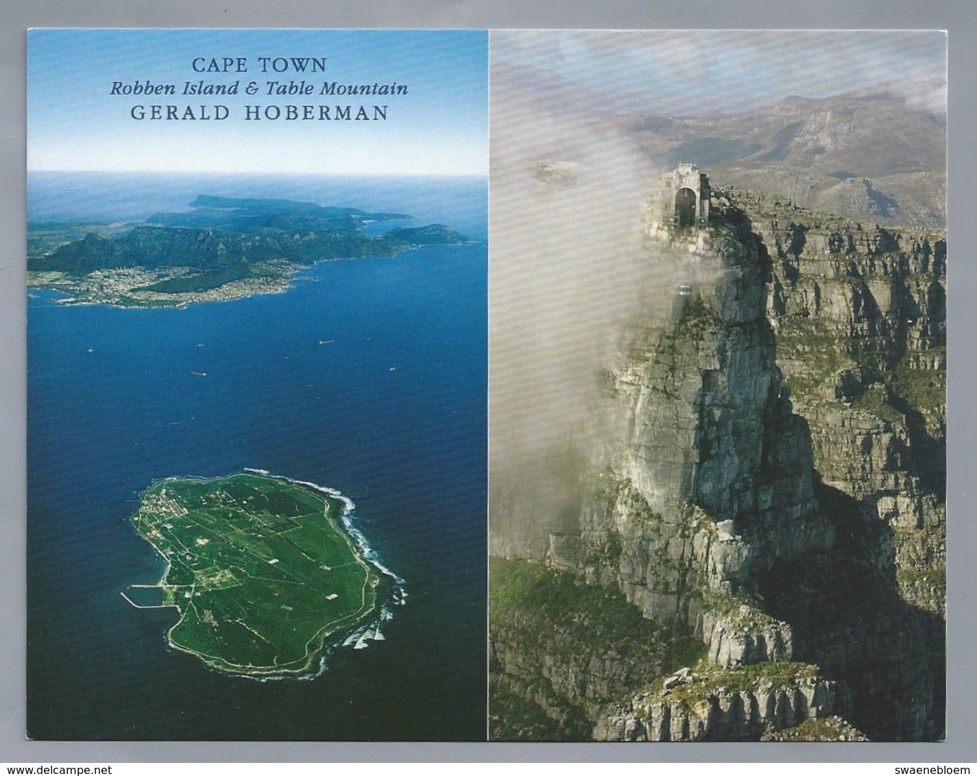 ZA. CAPE TOWN. ROBBEN ISLAND & TABLE MOUNTAIN. GERALD HOBERMAN. SOUTH AFRICA. - Zuid-Afrika