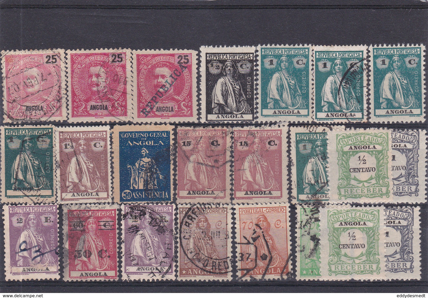 Lotje Angola Kaart 356 - Collections (sans Albums)