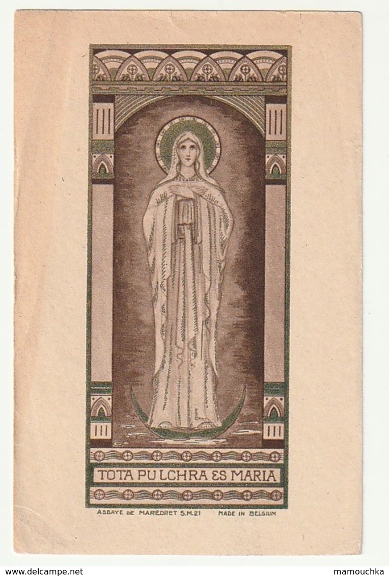 Doodsprentje Maria NOTEBAERT Dochter Van Jozef En Maria Verbeke Ieper 1892 - 1941 Abbaye Maredret S.M. 21 - Images Religieuses