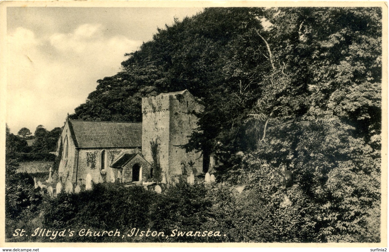 GLAMORGAN - SWANSEA ILSTON - ST ILLTYD'S CHURCH Glam214 - Glamorgan