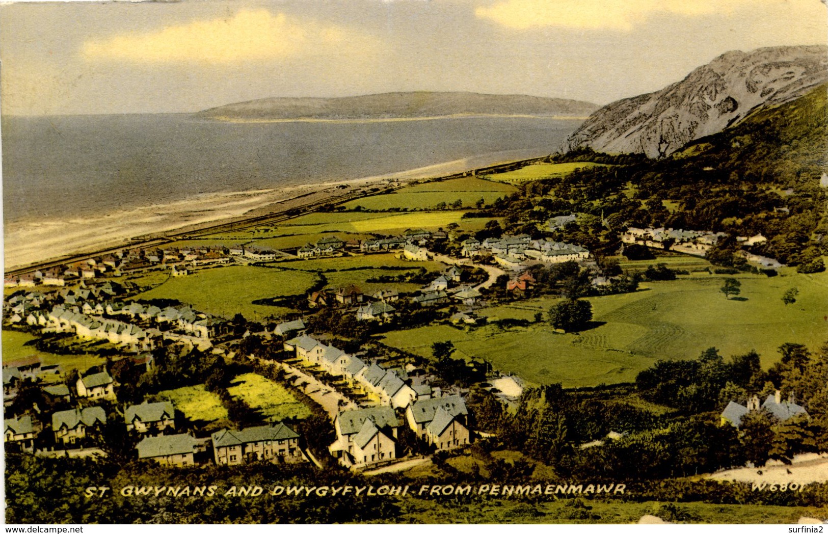 GWYNEDD - ST GWYNANT AND DWYGYFYLCHI FROM PENMAENMAWR Gwy610 - Caernarvonshire