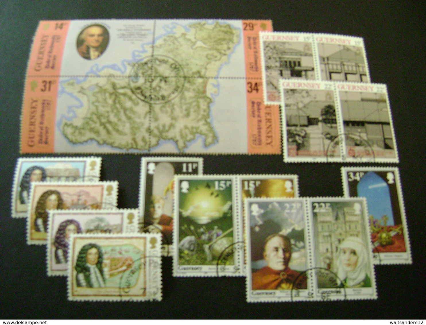 Guernsey 1987-1988 Commemorative/special Issues (SG 393-397, 400-450) 3 Images - Used [sale Price] - Guernsey