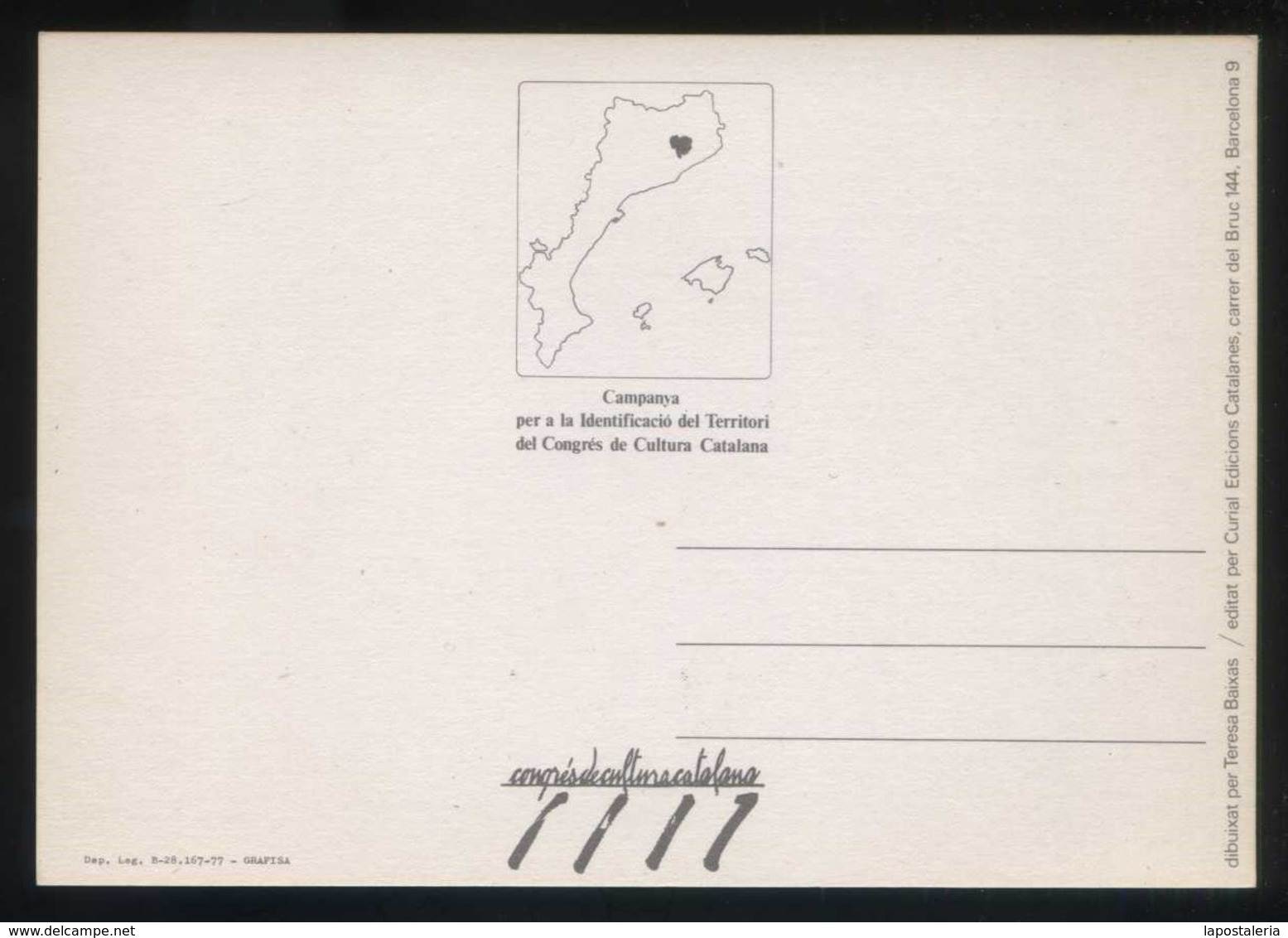 CCC 1977. *Campanya per la identificació del Territori* Lote 50 diferentes.