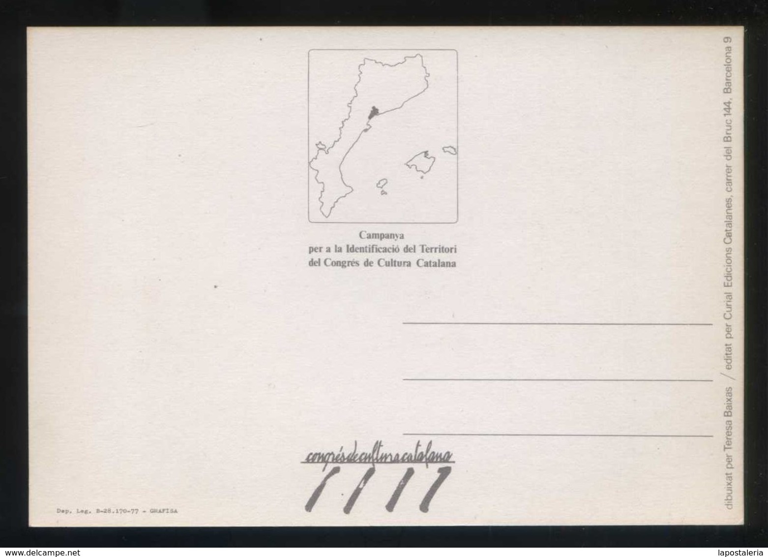 CCC 1977. *Campanya per la identificació del Territori* Lote 50 diferentes.