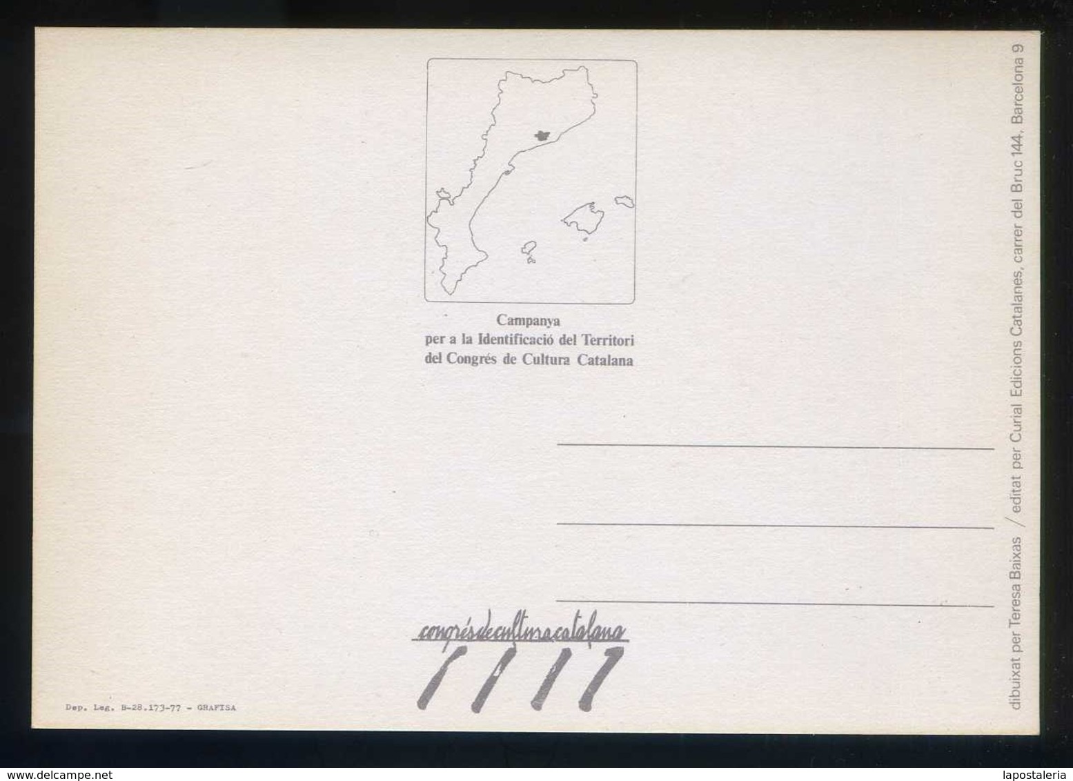 CCC 1977. *Campanya per la identificació del Territori* Lote 50 diferentes.