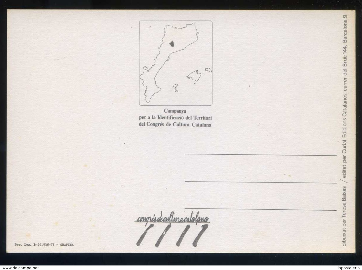 CCC 1977. *Campanya per la identificació del Territori* Lote 50 diferentes.