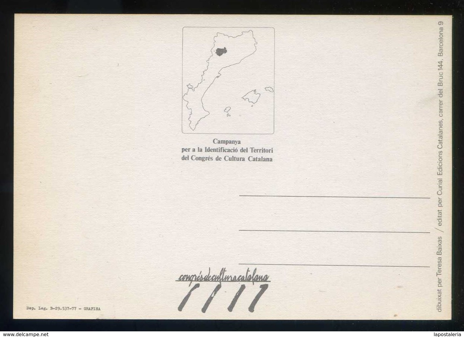 CCC 1977. *Campanya per la identificació del Territori* Lote 50 diferentes.