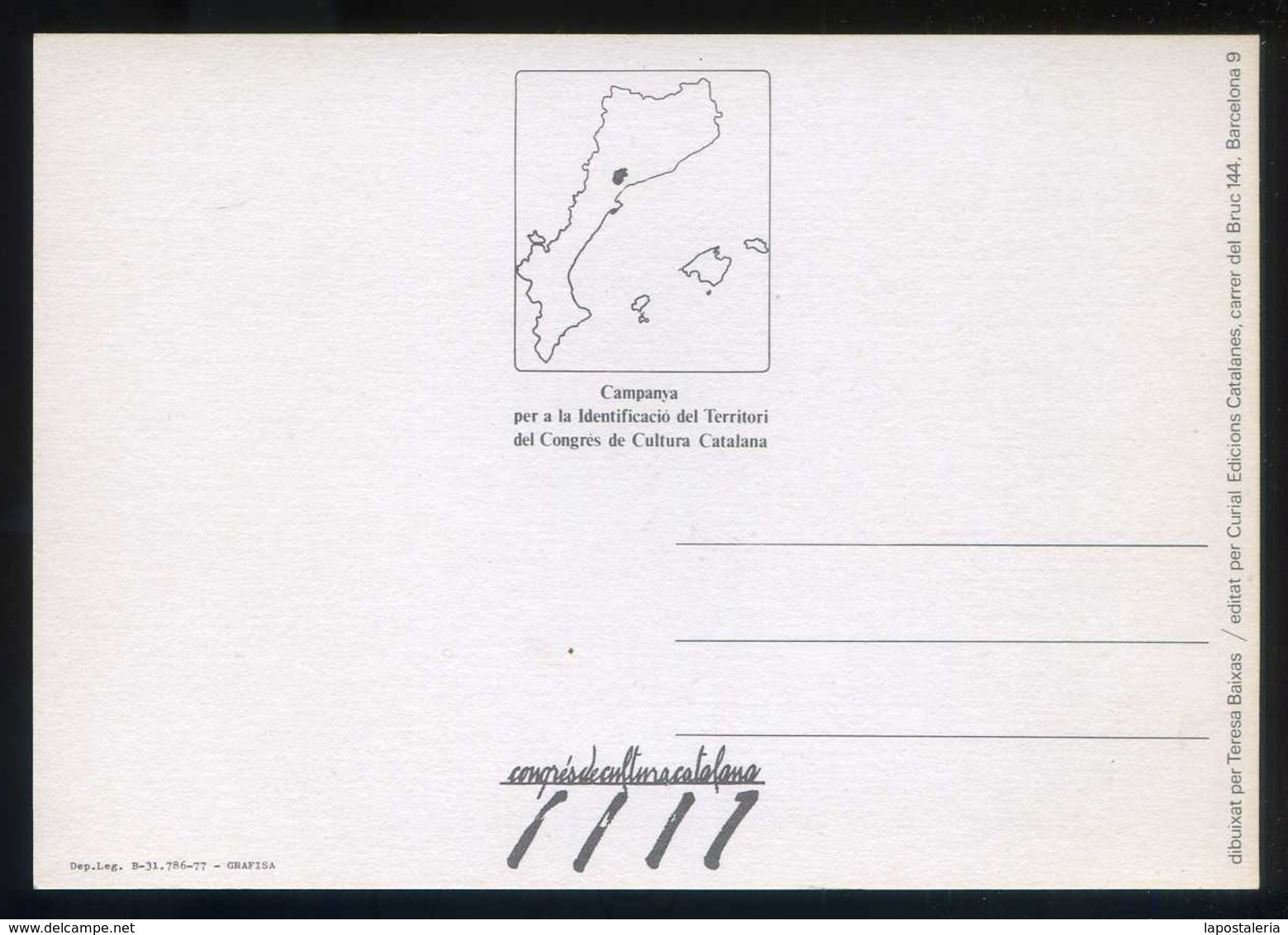 CCC 1977. *Campanya per la identificació del Territori* Lote 50 diferentes.