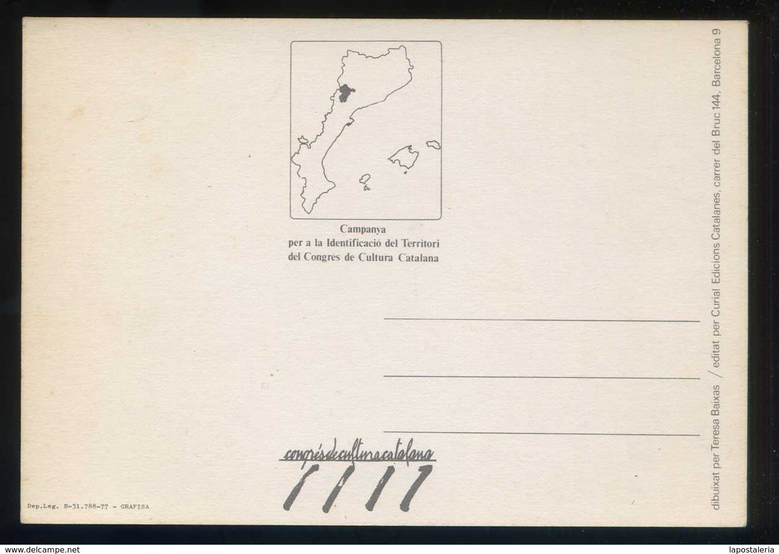 CCC 1977. *Campanya per la identificació del Territori* Lote 50 diferentes.